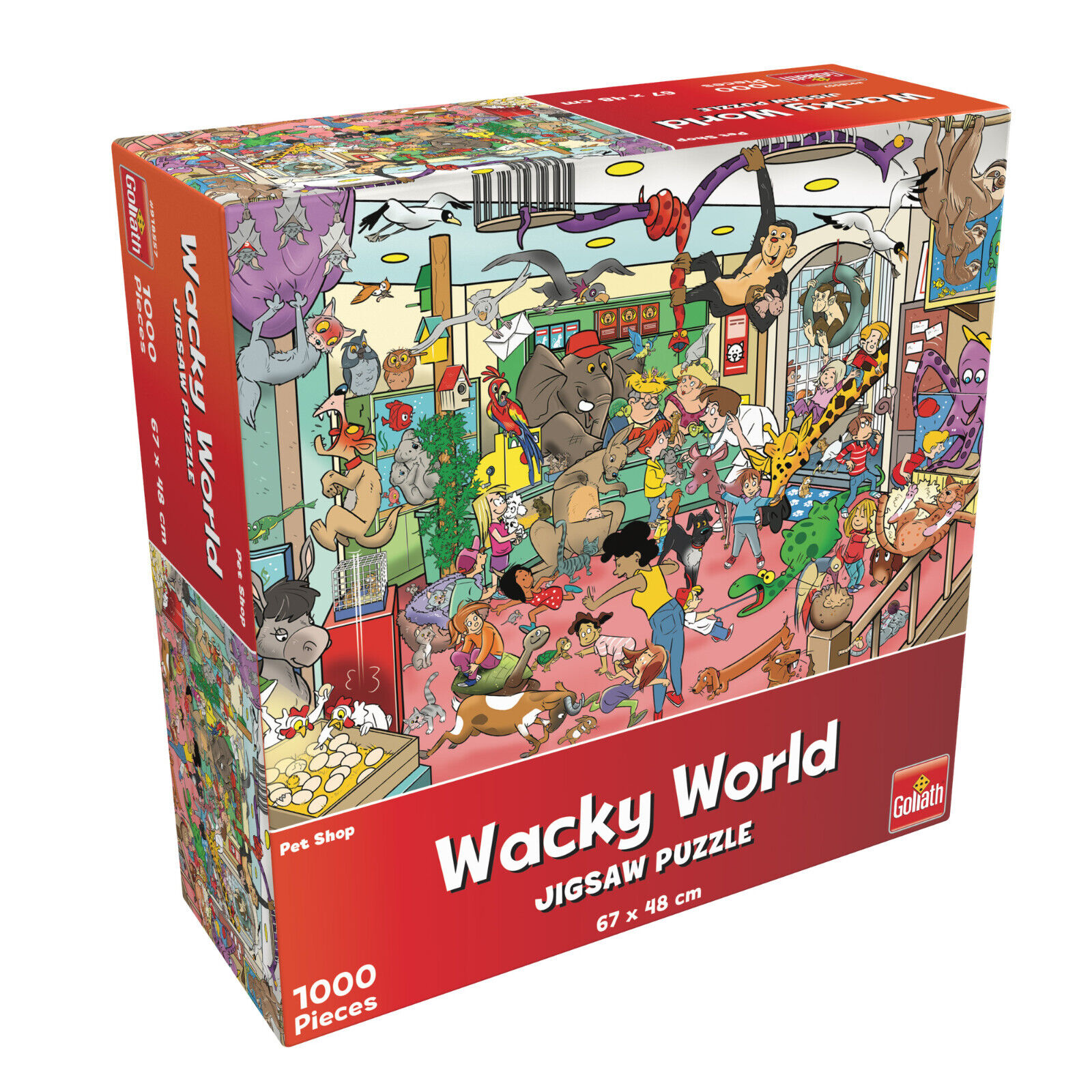 918557.006 Wacky World Petshop Goliath Puzzle 1000 Teile Neu & OVP