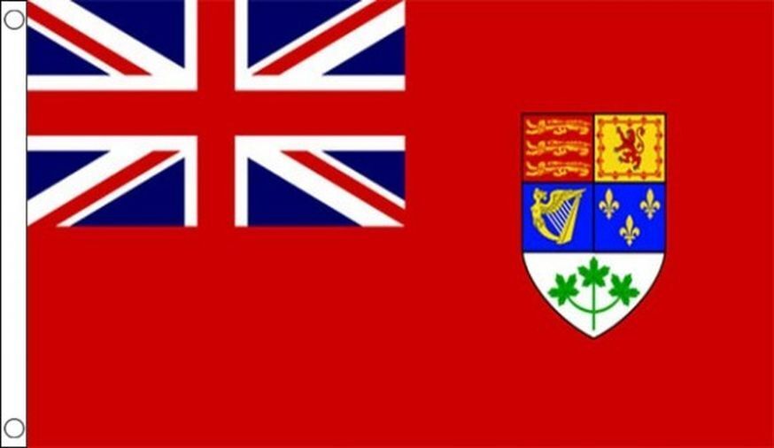 FLAGGE KANADA RED ENSIGN WWII 150x90cm - KANADISCHE FAHNE  90 x 150 cm - flaggen