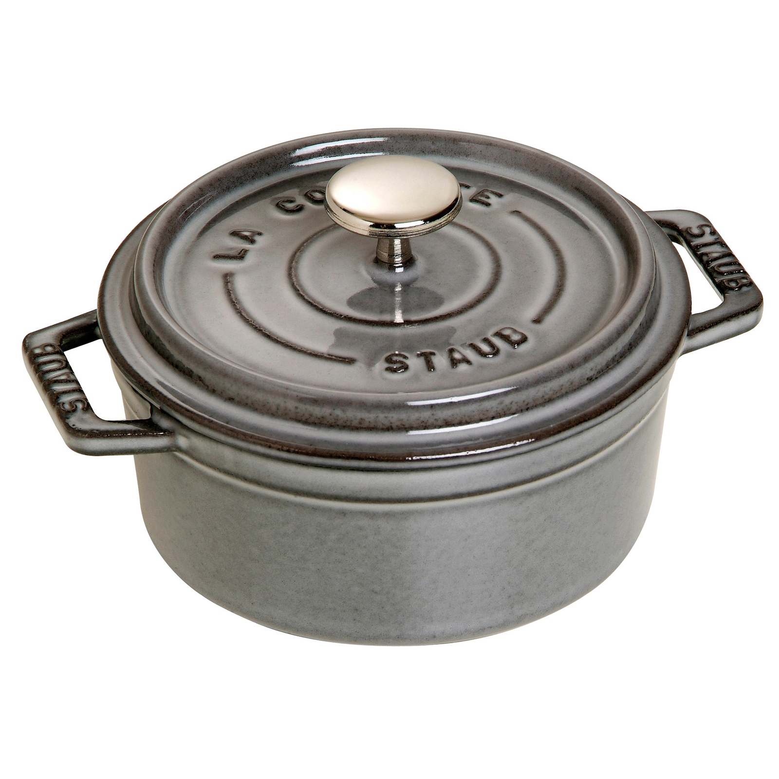 STAUB La Cocotte 0,4 l - Gusseisen Topf mit Deckel / Eisentopf / Kochtopf