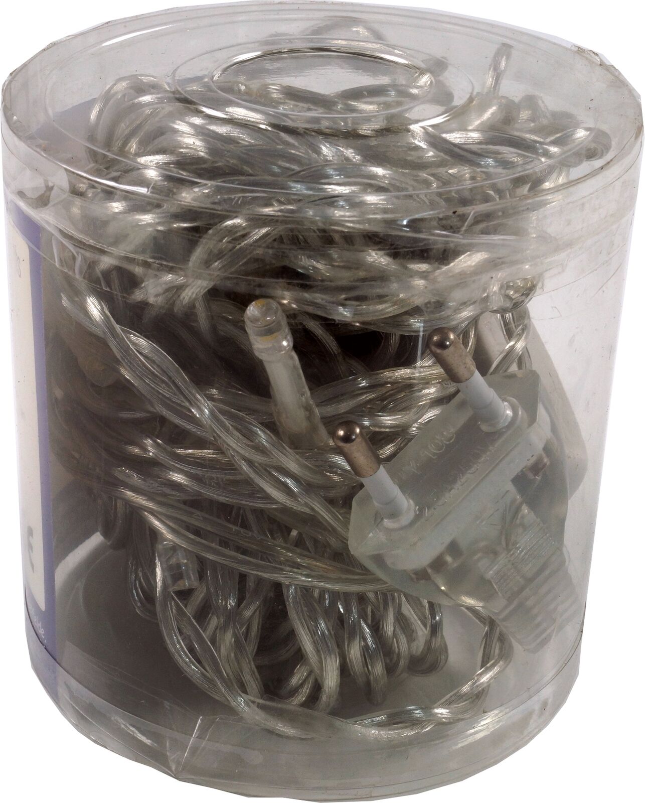 10`er LED Lichterkette transparent ohne Schalter - 5*8*5*8*5 cm