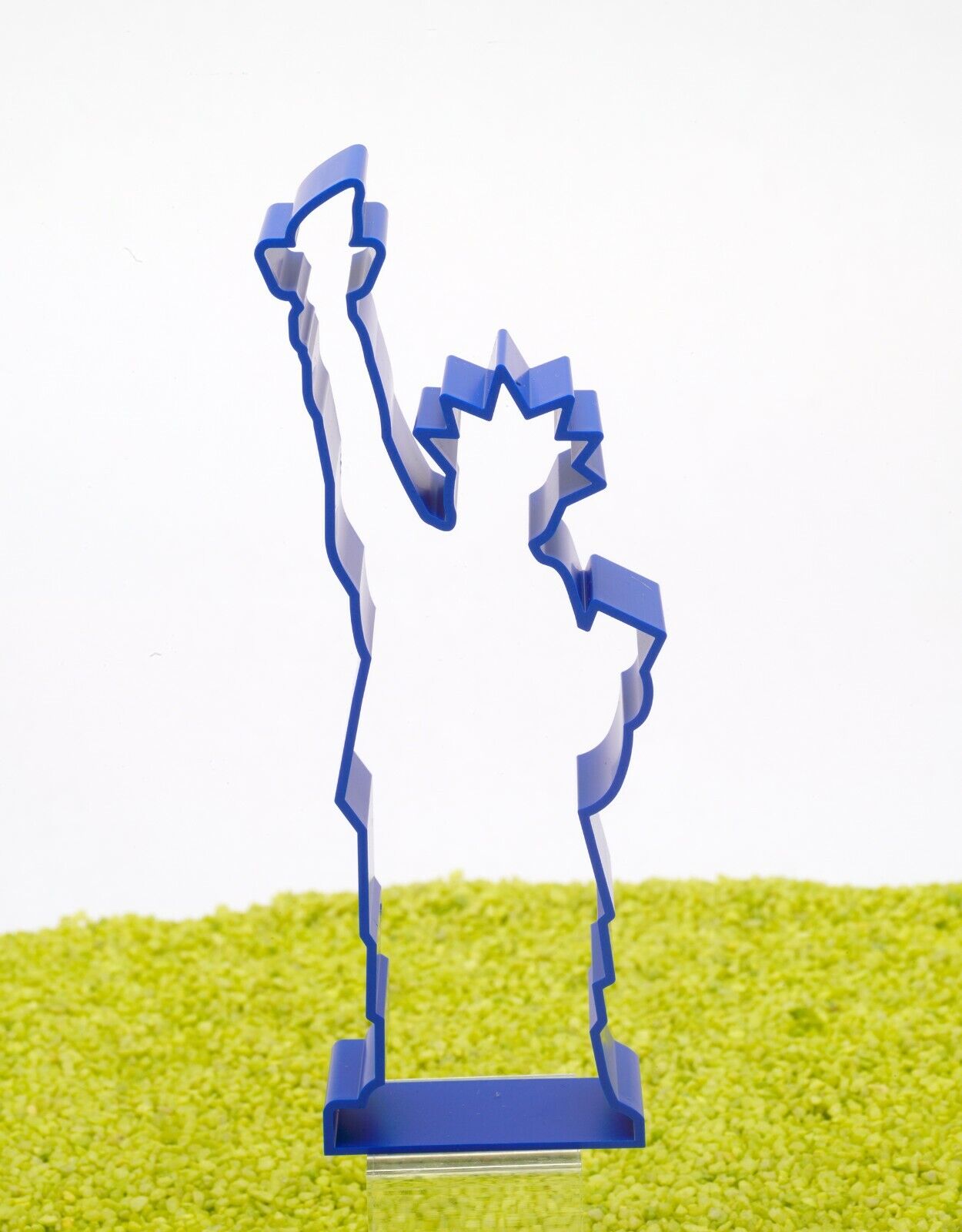 phil goods Ausstecher Ausstechform Freiheitsstatue New York in blau Kunststoff