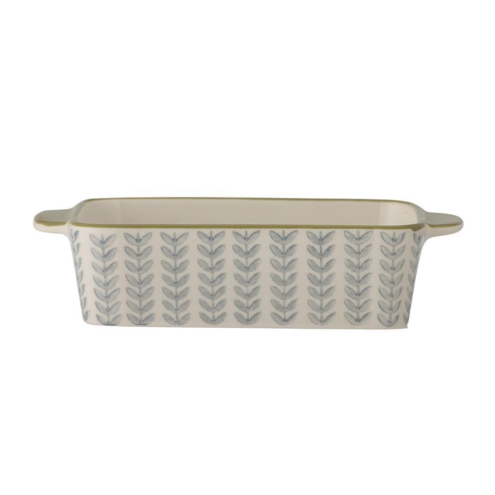 Bloomingville Maple Servierschüssel Blau 20,5x12,5cm Steingut Servierschale