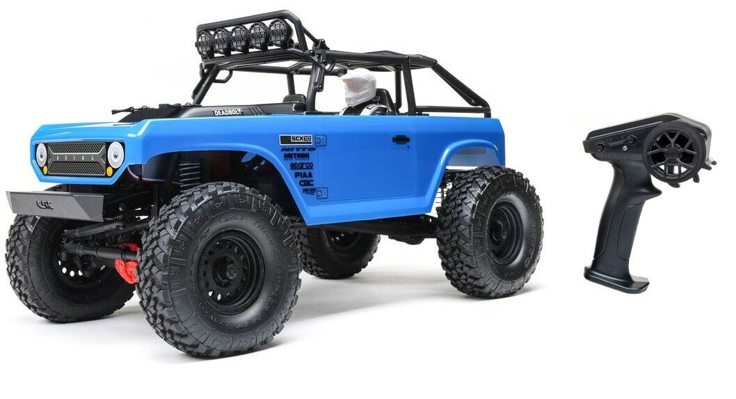 Axial AXI03025 1/10 SCX10 II Deadbolt 4WD brushed RTR Blau