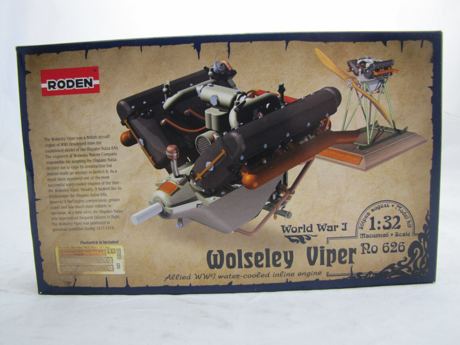 626 Roden Wolseley Viper World War l - Bausatz - 1:32
