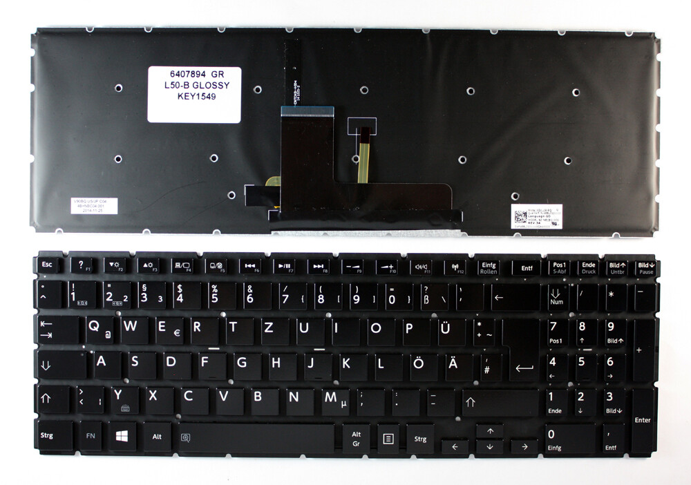 Deutsch Layout Tastatur für Toshiba Satellite L50-B-1PQ