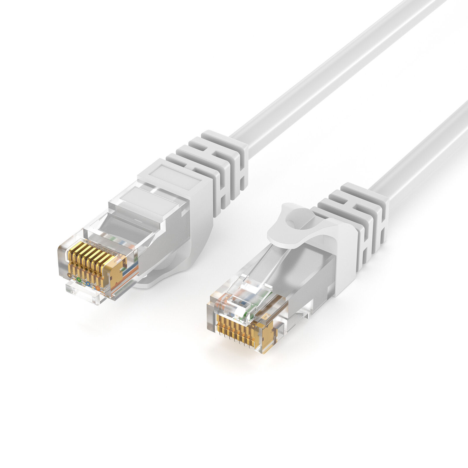 1,5m CAT 6 Patchkabel Netzwerkkabel Ethernetkabel DSL LAN Kabel  - WEIß