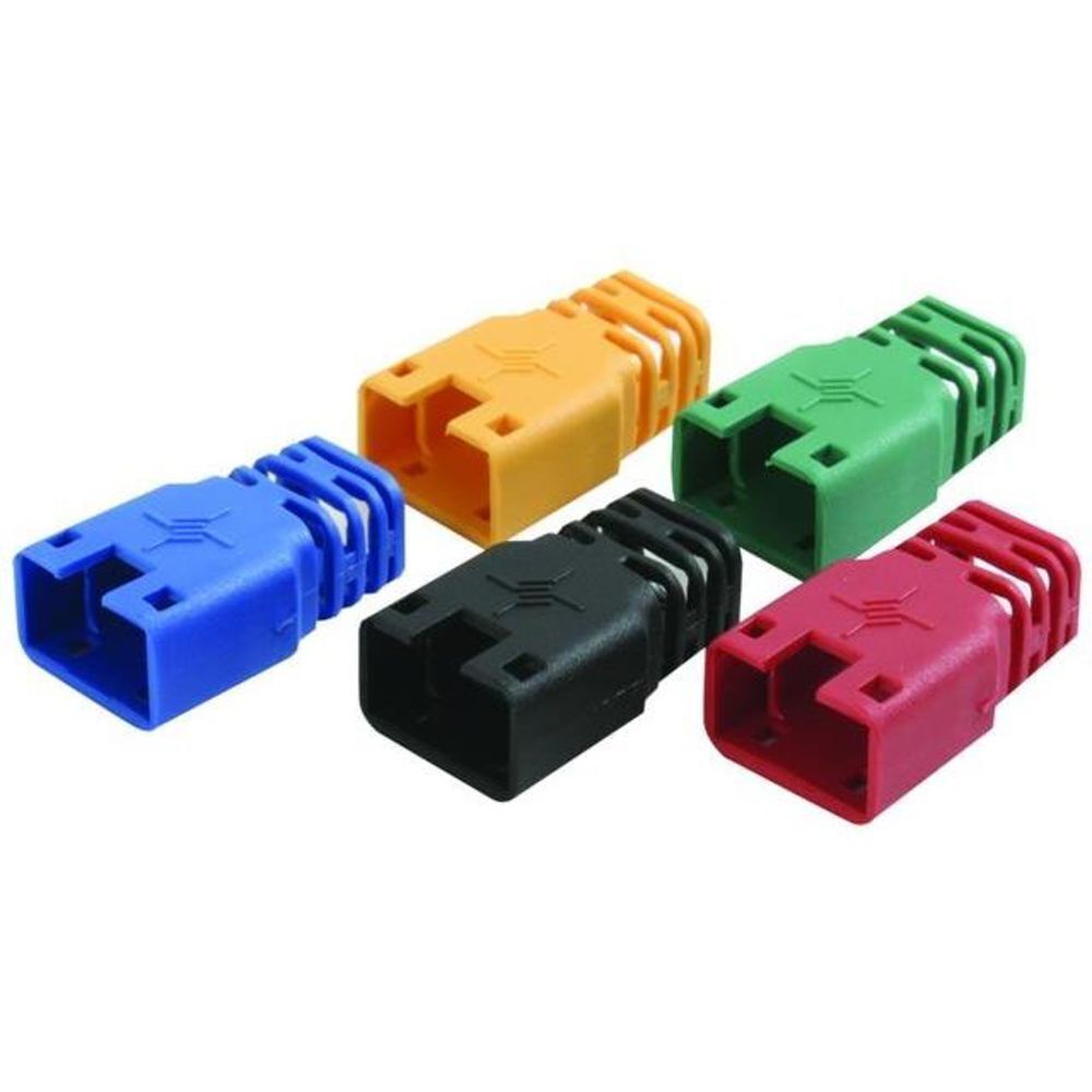 Telegärtner Netzwerk-Cable-Boots - Schwarz (Packung mit