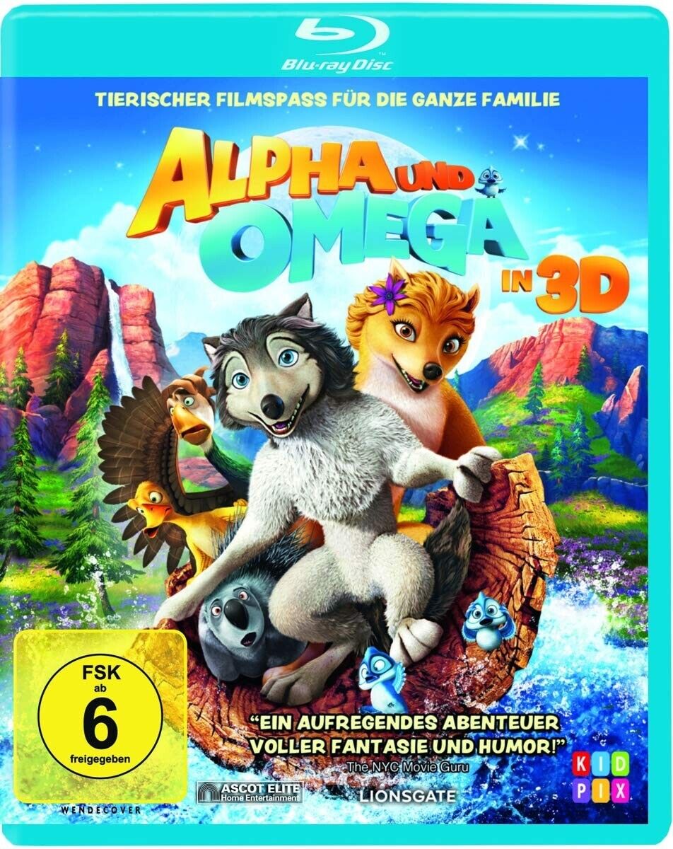Alpha und Omega ( Blu-ray 3D ) NEU