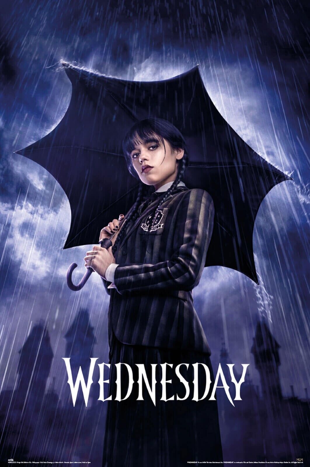 Wednesday Umbrella Maxi Poster Wandposter Plakat 61x91,5 cm