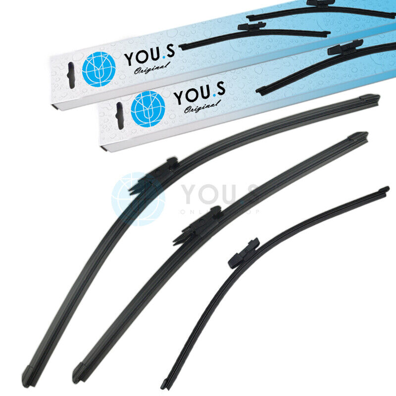 YOU.S SCHEIBENWISCHER WISCHER SET VORNE + HINTEN für SKODA SUPERB Kombi (3T5)