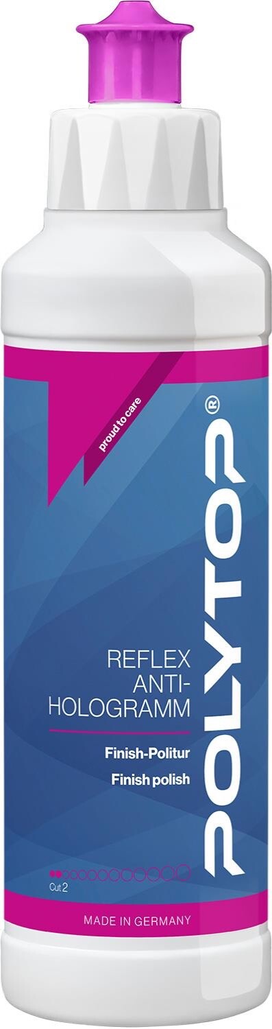 Lackpolitur Tiefenglanz Auto POLYTOP Reflex Anti-Hologramm 250ml Finish-Politur