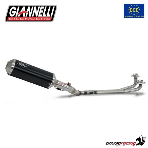 Komplett Auspuff Giannelli Kymco AK550 17/20 Ipersport alum schwarz genehmigt