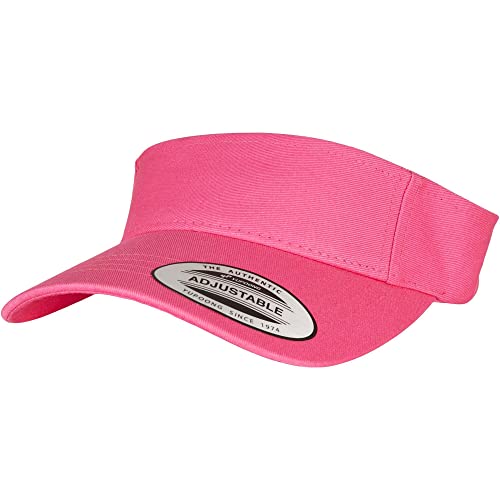 Flexfit Unisex Curved Visor Cap Baseballkappe, Cosmo Pink, One Size