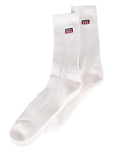 Gant Herrensocken Weiß 2Er Pack Einheitsgröße Tennissocken