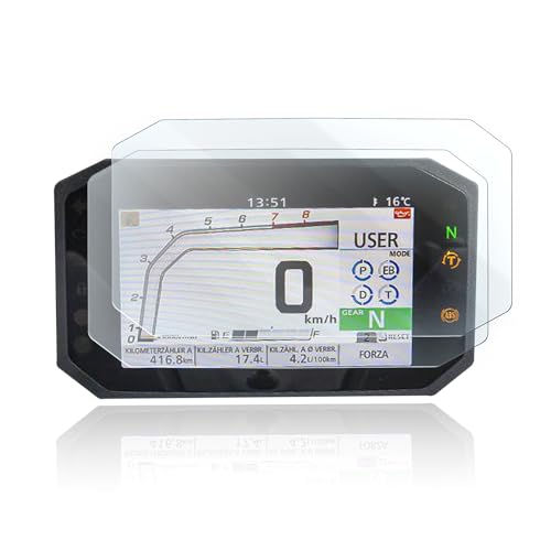 Tachoschutzfolie Displayschutzfolie Passend Für Honda Cb650R 2024+ 1X Ultra Clear / 1X Anti Glare