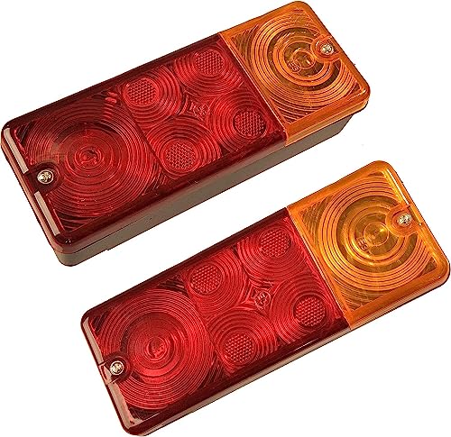 Ddr Rückleuchte Anhänger Rücklicht Anhängerleuchte Rücklichter Set Anhänger Trailer Wohnwagen Links Mit Kennzeichenleuchte + Rechts Anhänger 210X83Mm