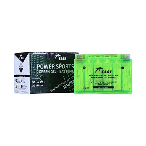 Batterie Gel Kage Ytx9-Bs Für Cagiva Honda Kawasaki Ktm Suzuki Triumph Yamaha