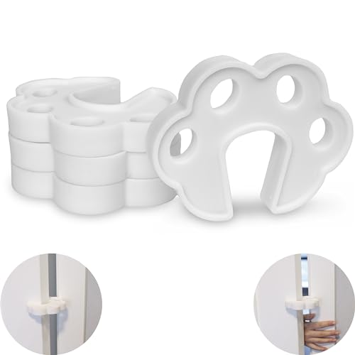 Tür Klemmschutz, 4 Stück, Aus Silikon, In Weiß, Fingerklemmschutz Für Türdicken Von 28 Bis 45 Mm, Türstopper Für Kinder Und Haustiere, Baby Finger Ein