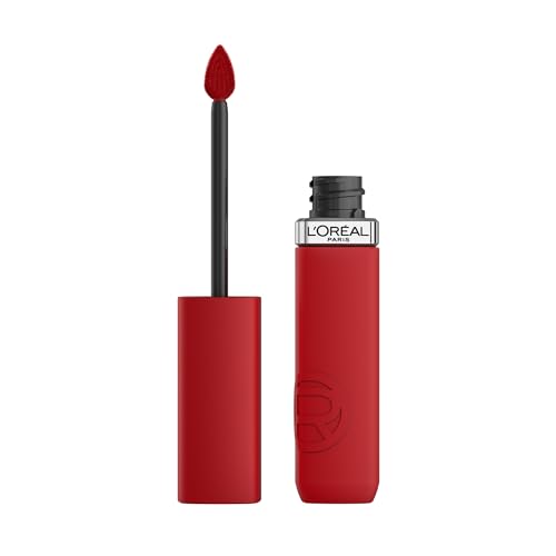 L'Oréal Paris Flüssiger Lippenstift, Intensive Farbe, Langanhaltende Formel, Mit Hyaluronsäure, Wischfest, Kein Transfer, Farbton: 430 A-Lister