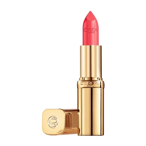 L'Oréal Paris L’Oréal Paris Color Riche Satin 145 L’Adresse, Farbintensiver Lippenstift Mit Argan-Öl Und Vitamin E, Pflegt Die Lippen, Satin Finish
