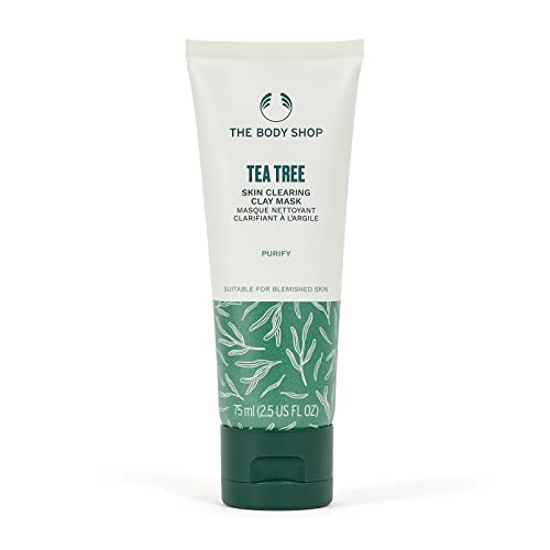 The Body Shop Teebaum-Gesichtsmaske Für Unreine Haut, Aufhellende Hautmaske, 75 Ml