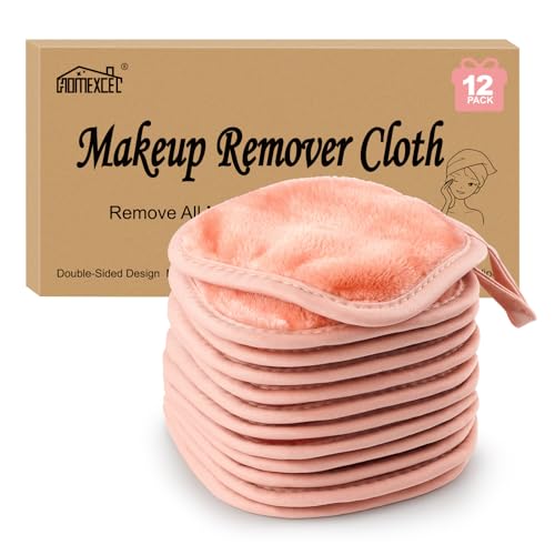 Homexcel Abschminktuch Aus Mikrofaser - Wiederverwendbar Waschbar Ultraweich Mikrofaser Gesichtsreinigungstuch Für Alle Hauttypen- Make-Up Entferner T
