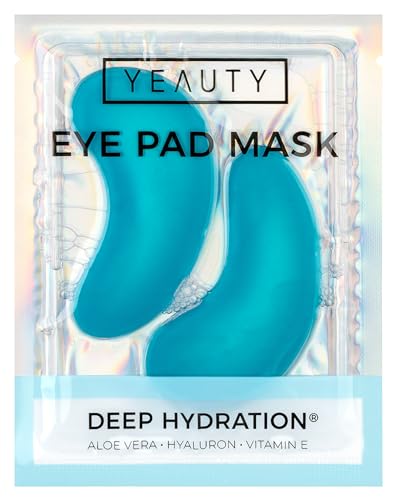 *Neu* Yeauty Deep Hydration Eye Pad Mask, Feuchtigkeitsspendende Augenpads Mit Aloe Vera, Hyaluron Und Vitamin E Gegen Trockene Und Spröde Haut, Für E