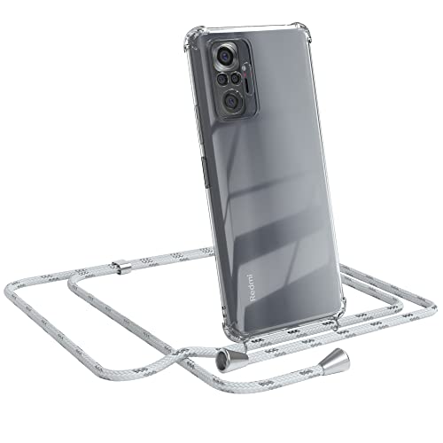 Eazy Case Handykette Kompatibel Mit Xiaomi Redmi Note 10 Pro Handyhülle Mit Umhängeband, Handykordel Mit Schutzhülle, Silikonhülle, Hülle Mit Band, St