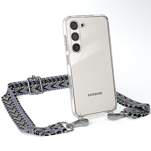 Eazy Case Handykette - Verstellbarer Trageriemen Kompatibel Mit Samsung Galaxy S23, Schulterriemen, Dünner Riemen, Handykordel Mit Hülle, Schultertasc