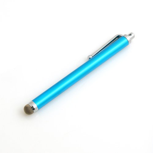 System-S Stylus Stift Textilfaser Spitze Touch Pen Kapazitiver Bildschirm Eingabe Stift Blau Für Smartphone Touchscreen Handy Tablet Pc Pda