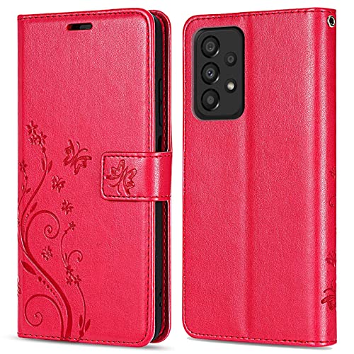 Betterfon Für Samsung Galaxy A53 5G, Hülle Handyhülle Klapphülle Handytasche Schutzhülle - Mit [ Kartenfach, Standfunktion, Verdicktes Tpu ] Kompatibe