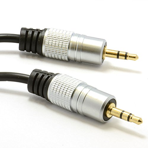 Profi Audio 3,5 Mm Stereo Klinkenstecker Zum Klinkenstecker Klingen Kabel Anschlusskabel Vergoldeten 1 M [1 Meter/1M]