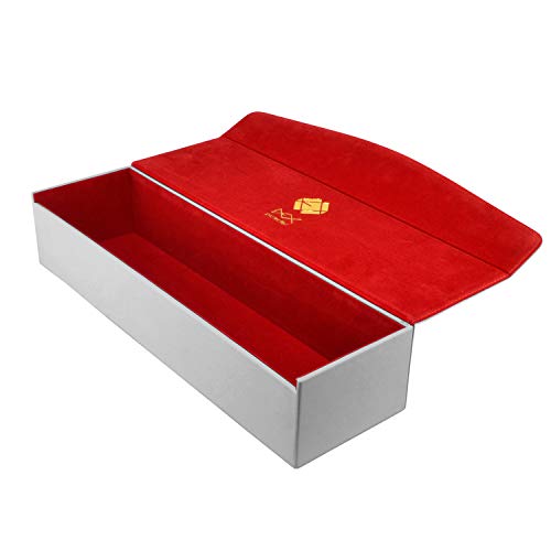 Dex Protection Supreme One Row Deck Box | 1,000 Card Capacity | Suede Lined Interior | Wood Exterior