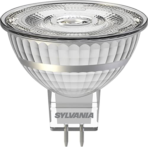 Sylvania Led-Lampe, Gu5.3 Sockel, 621 Lumen, Daylight (6500 Kelvin), 7.5 Watt Leistung, 15000H Lebensdauer, 50Mm Durchmesser, 55Mm Länge, Klarer Refle