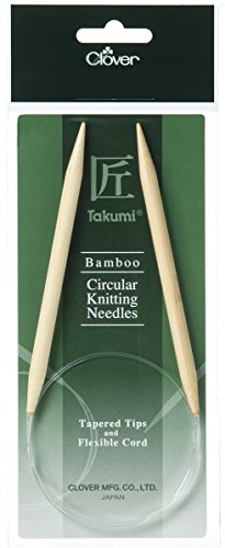 Clover 3968 Rundstricknadel Bambus Takumi 100 Cm, 100 Mm
