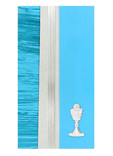Pracht Creatives Hobby 7073-20895 Verzierwachsplatten Mix Türkis / Silber, 3 Halbe Wachsplatten, Ca. 200 X 50 X 0,5 Mm, Wachsstreifen Und Sonderzeiche