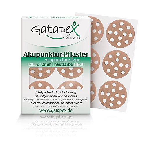 Gatapex Akupunktur-Pflaster (Größe M) Ø 32Mm Hautfarbe 120 Stück