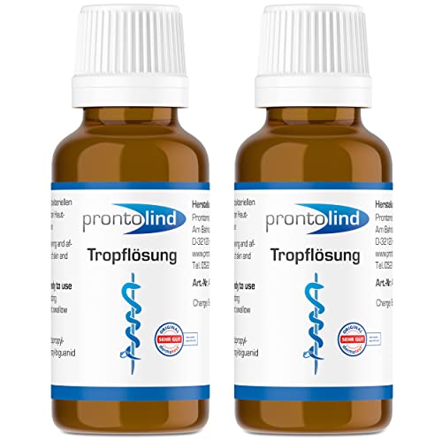2X Prontolind Tropflösung 20Ml - Die Optimale Piercingpflege Im Günstigen Doppelpack
