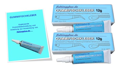 2Er-Pack Gummifischkleber 12G
