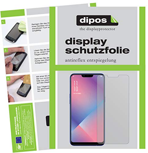 Dipos I 2X Schutzfolie Matt Kompatibel Mit Oppo R15 Neo Folie Displayschutzfolie