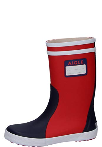 Aigle Lolly Pop Label Ind Gummistiefel, Rouge/Indigo/Blanc, 31 Eu