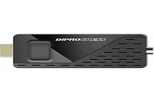 Terrestrischer Diprogress Hdmi Stick Tv Dvb-T2 H.265 Hevc 265 10 Bit Dpt210Ha Digitaler Decoder Schwarz