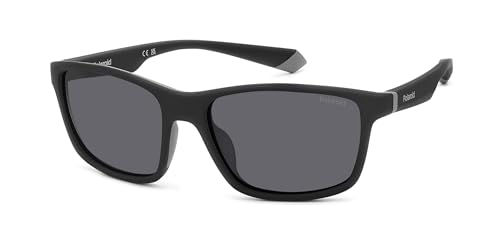 Polaroid Herren Pld 2153/S Sonnenbrille, Matt Schwarz Grau, 58