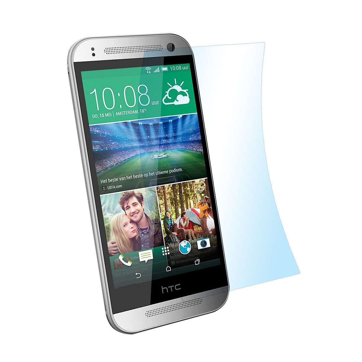 3x Matt Schutz Folie HTC ONE mini 2 M5 Entspiegelt Dünn Display Screen Protector