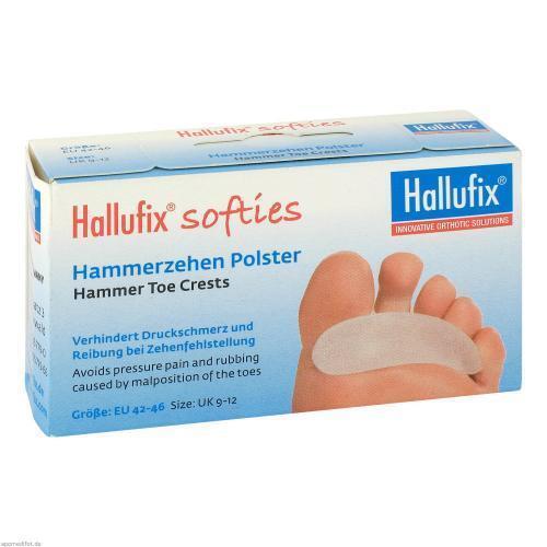 HALLUFIX softies Hammerzehenpolster Gr.L 42-46 2 St