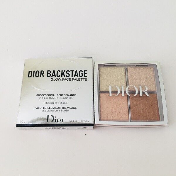 Dior Backstage Glow Face Palette Highlighter & Blush 002 Glitz 10g NEU OVP
