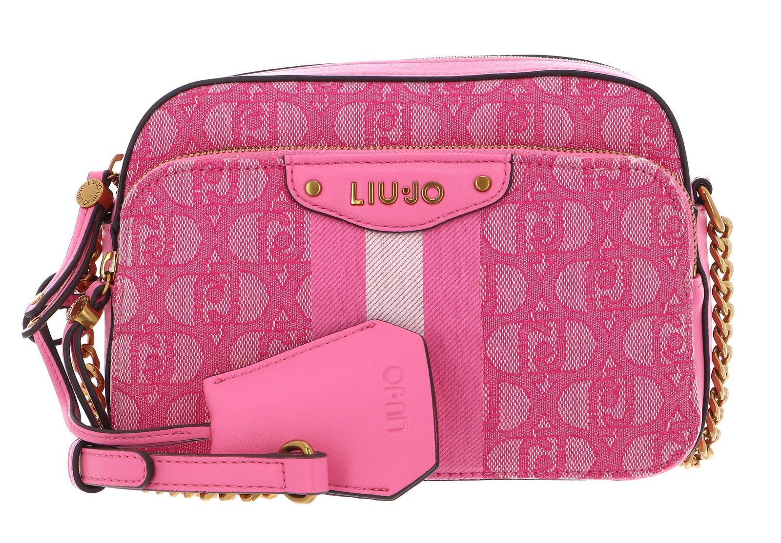 LIU JO Adonide Camera Case M Umhängetasche Tasche Lady Pink pink weiß Neu