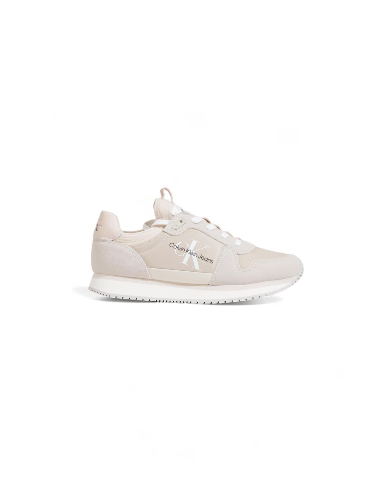 Calvin Klein Pink Suede Print Sneakers with Rubber Sole -Size 41