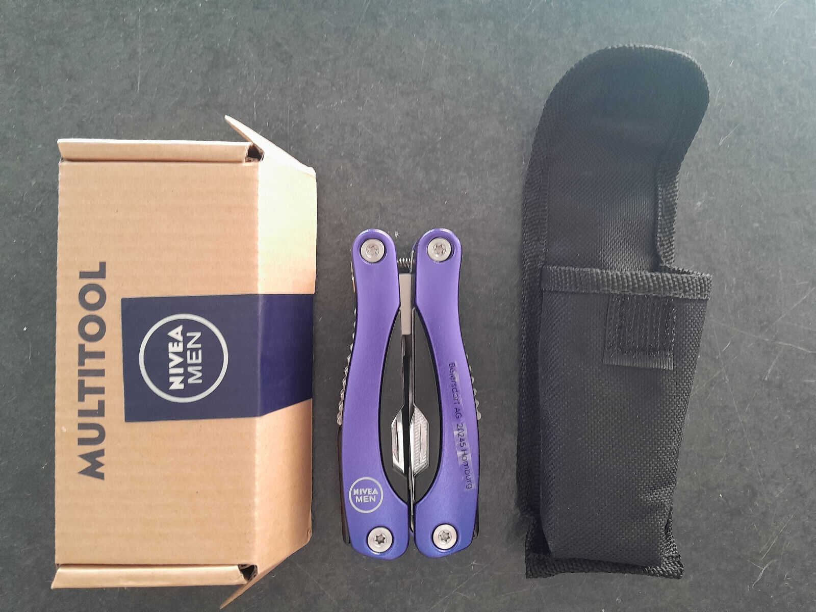 NIVEA MEN Multitool - Funktionswerkzeug, Taschenmesser, Gürteltasche, NEU, OVP