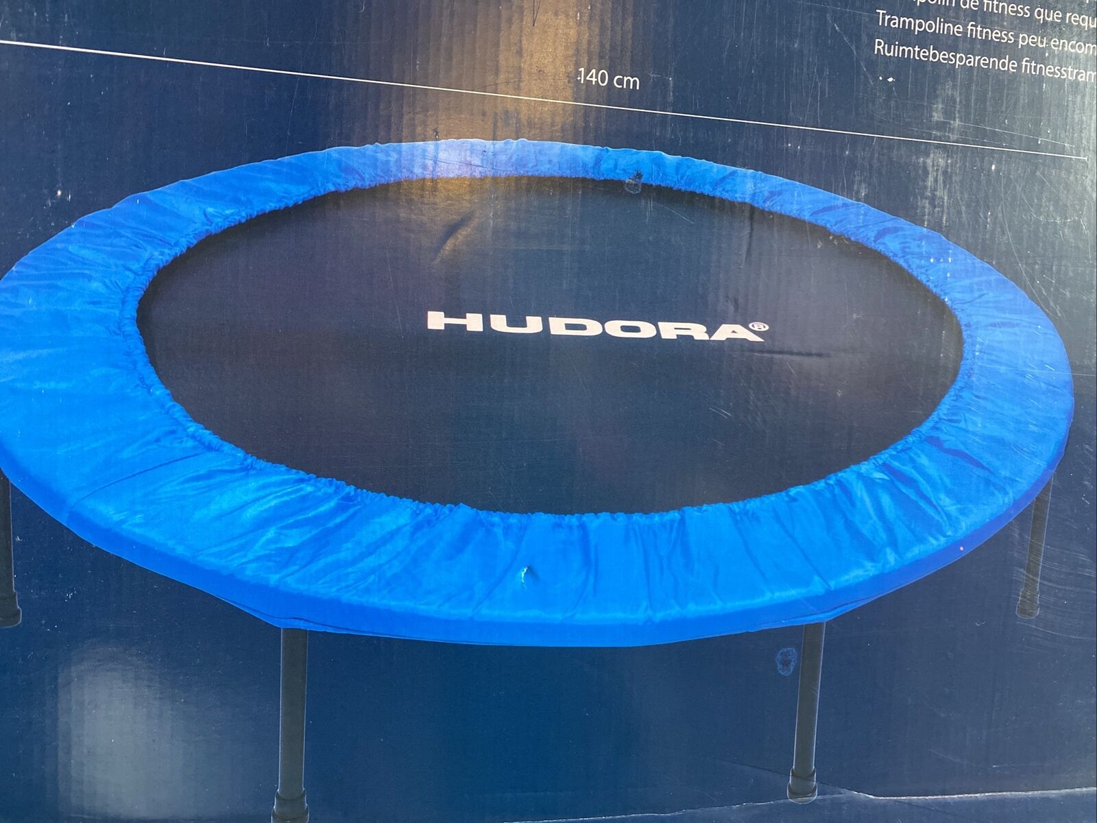 Hudora 65408 140 cm Faltbar Trampolin - Blau